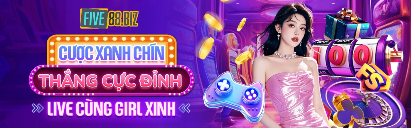 Hình ảnh banner Nổ Hũ Kubet với các biểu tượng may mắn và Jackpot lớn